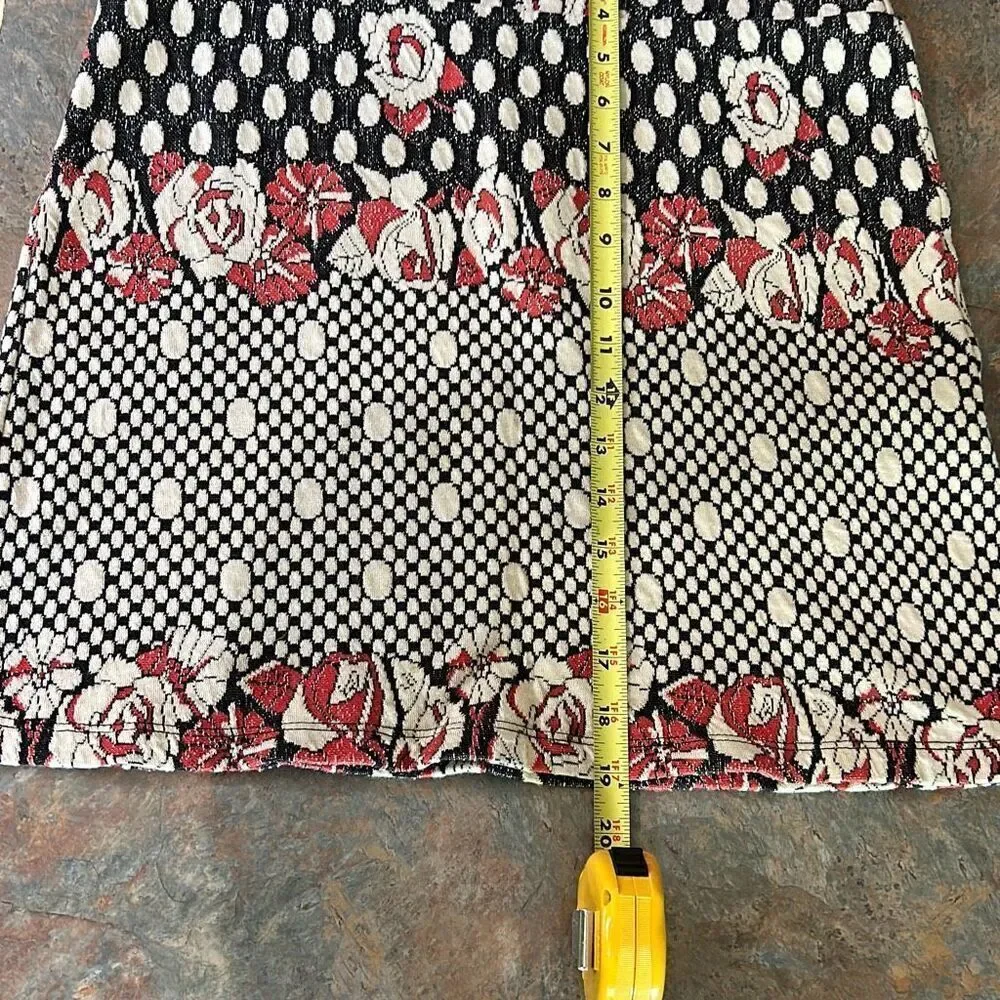 Louie et Lucie Paisley Knit Skirt Small